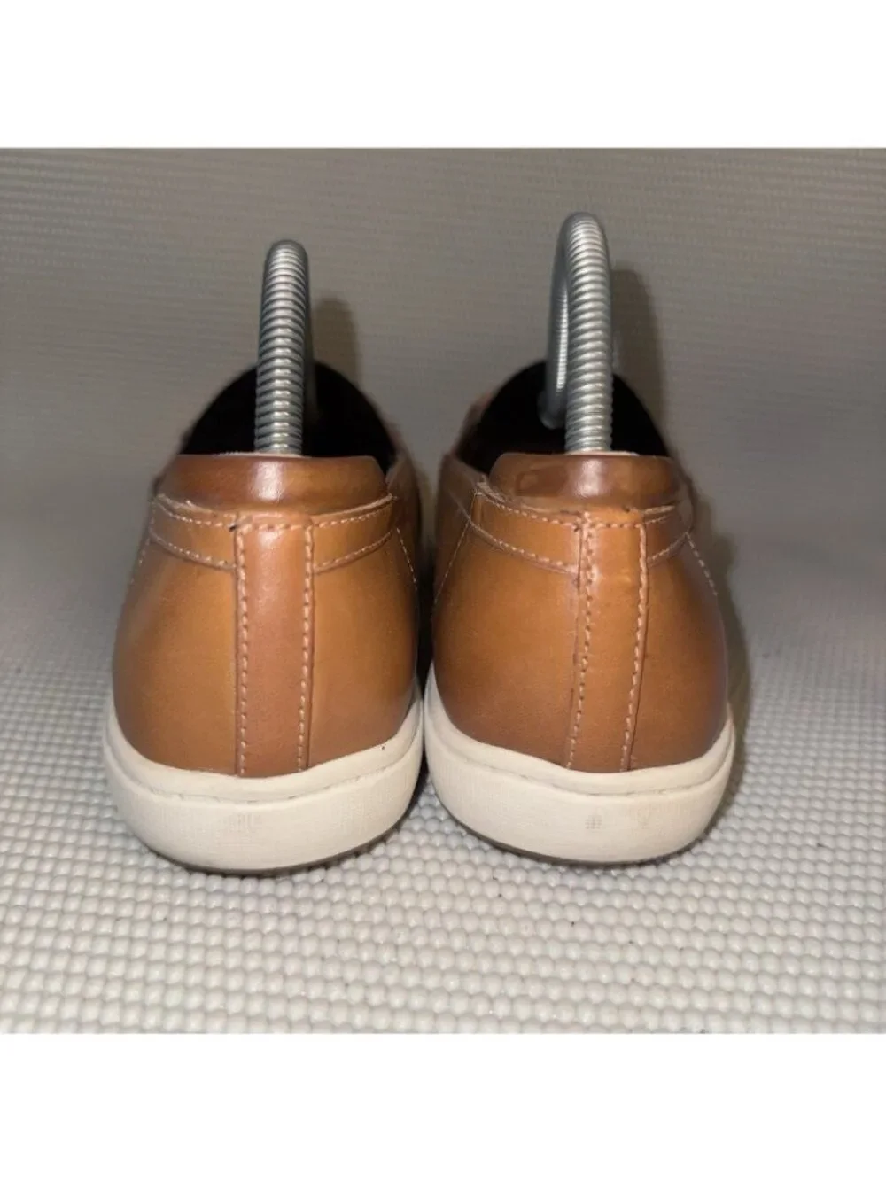 Cobb Hill Bailee Brown Tan Leather Comfort Slip On Flats Shoes Women’s Size 10